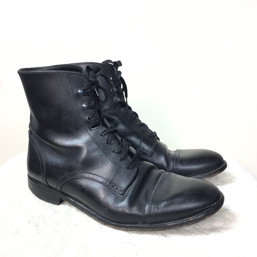 The Kooples Black Leather Boot  size EU 45